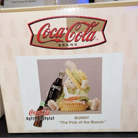 COCA-COLA  Bunny 🐰 "Bottle Buddies" FIGURINE! 2000 Issue! Brand New In Box!VTG - Picture 16 of 16